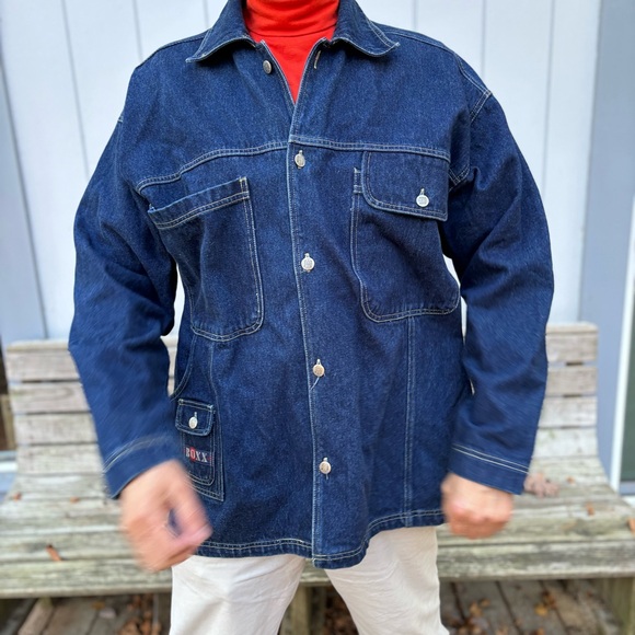BOXX JEANS Rough Wear (NY USA)—Denim Jacket—Men’s XL—Vintage/Y2K—Loose Fit—VG+ - Picture 4 of 15